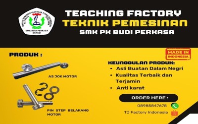 Teaching Factory Teknik Pemesinan SMK PK Budi Perkasa