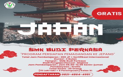Program Persiapan Magang Ke Jepang di SMK PK Budi Perkasa
