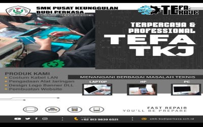 Teaching Factory Teknik Komputer Jaringan SMK PK Budi Perkasa