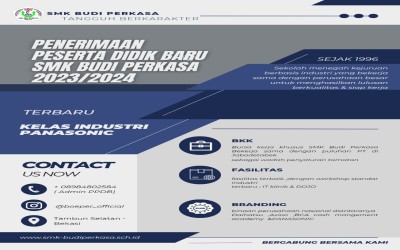 PPDB SMK Budi Perkasa gelombang 3 Tahun Pelajaran 2023 / 2024
